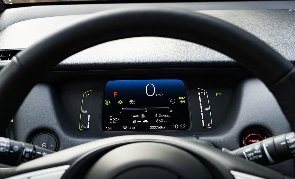 Honda Jazz digitaalimittaristo