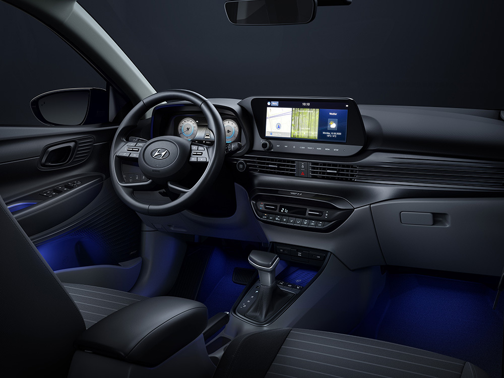 Hyundai i20 uusi ohjaamo