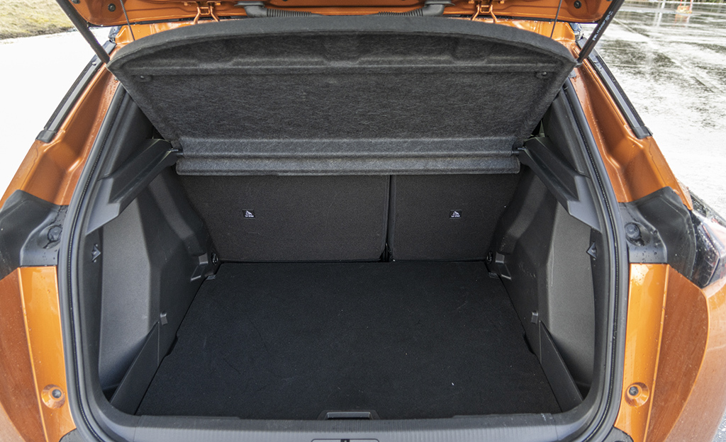 Peugeot 2008 tavaratila