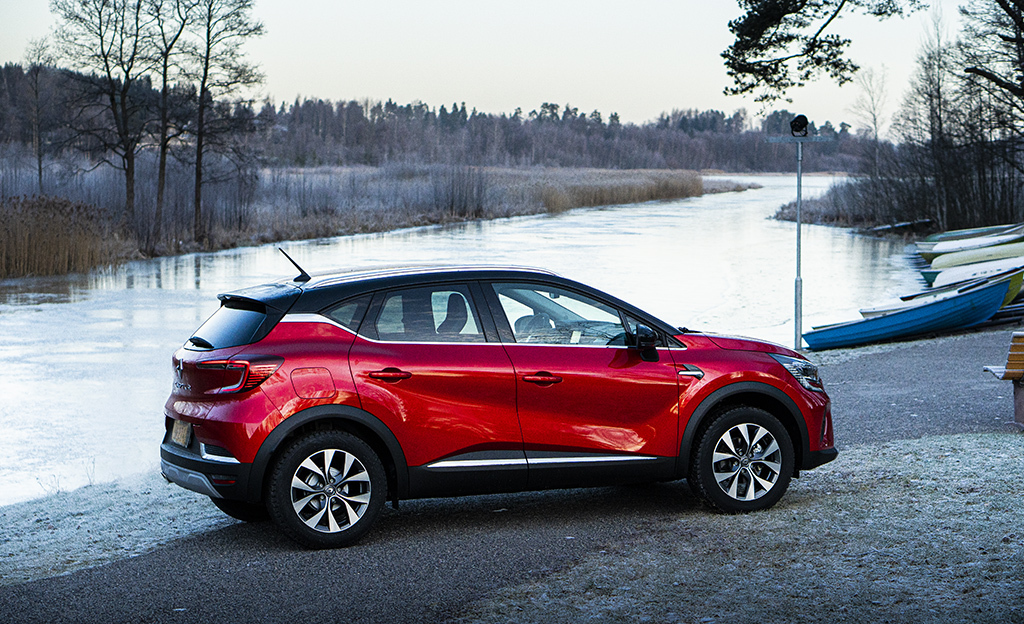 Renault Captur sivuprofiili