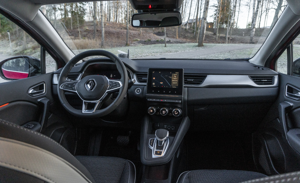 Renault Captur ohjaamo