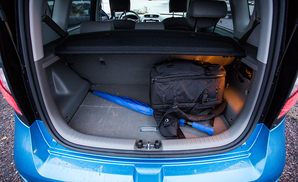 Kia Soul EV tavaratila