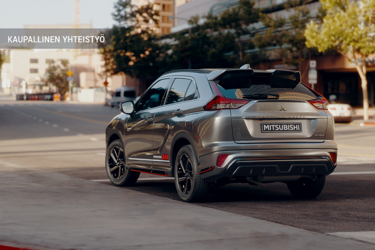 Uusi katumaasturi alle jopa 2 viikossa - tutustu Mitsubishi Eclipse Cross ladattavaan hybridiin