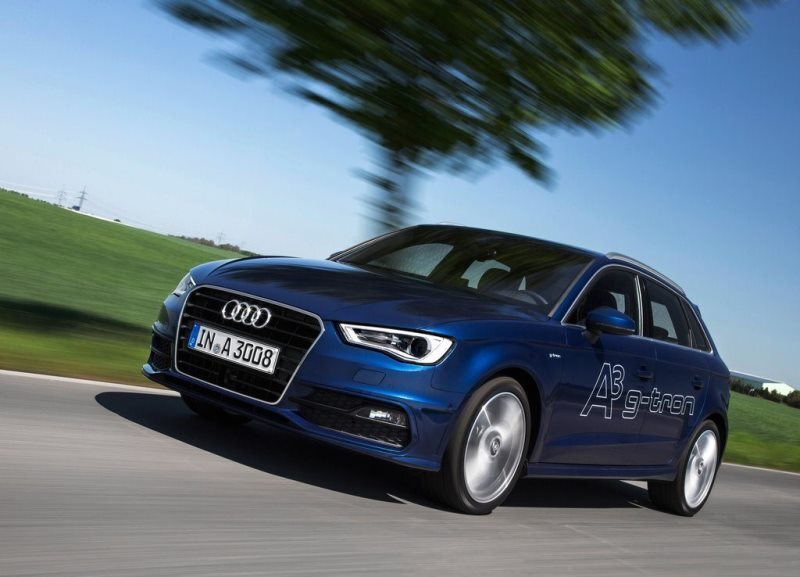 Autoesittely Audi A3 Sportback g-tron 2014