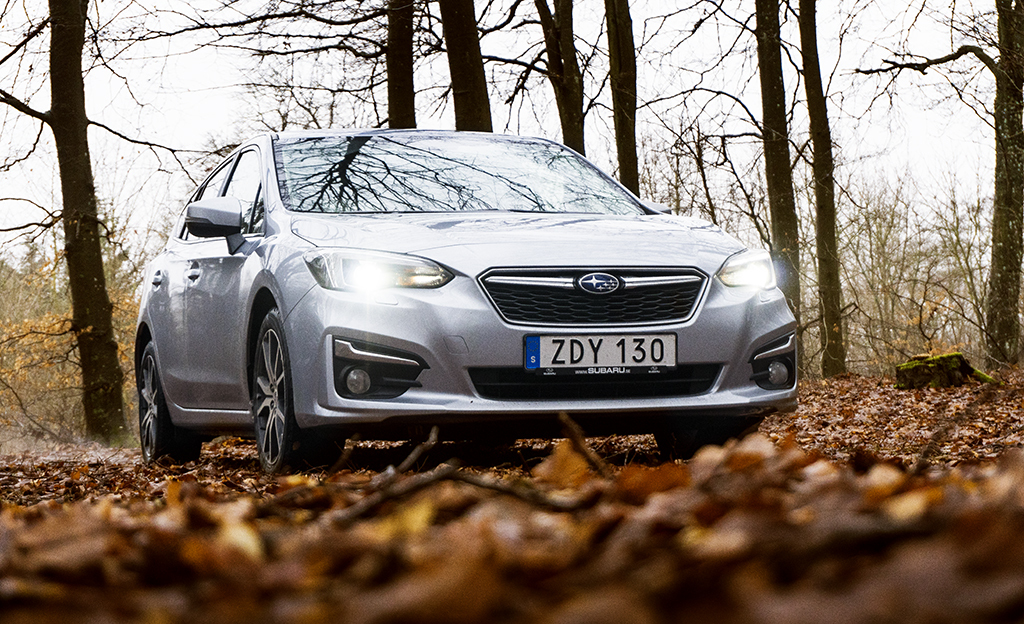 Koeajossa Subaru Impreza - turvallisuus edellä