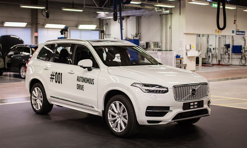 Volvon autonomiset autot tulevat vuonna 2021
