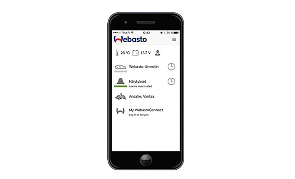 Suunnittele aamut mukaviksi - Webasto-uutuus ThermoConnect