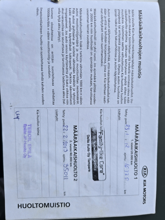 Kia Venga vaihtoauto