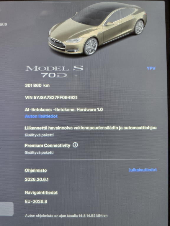 Tesla Model S vaihtoauto