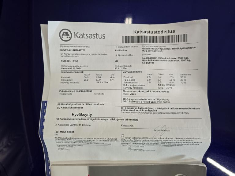 Nissan Qashqai vaihtoauto