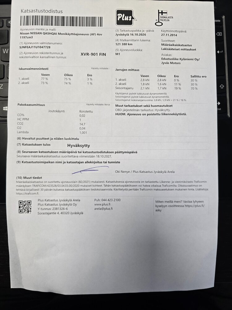 Nissan Qashqai vaihtoauto