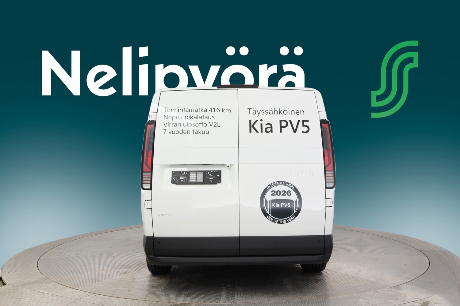 heti ajoon Kia PV5 Cargo
