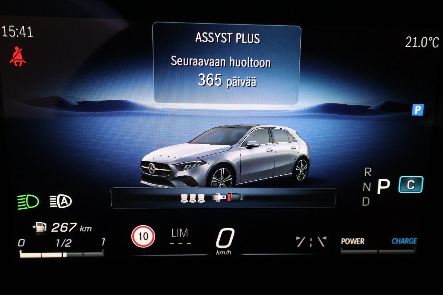 heti ajoon Mercedes-Benz A