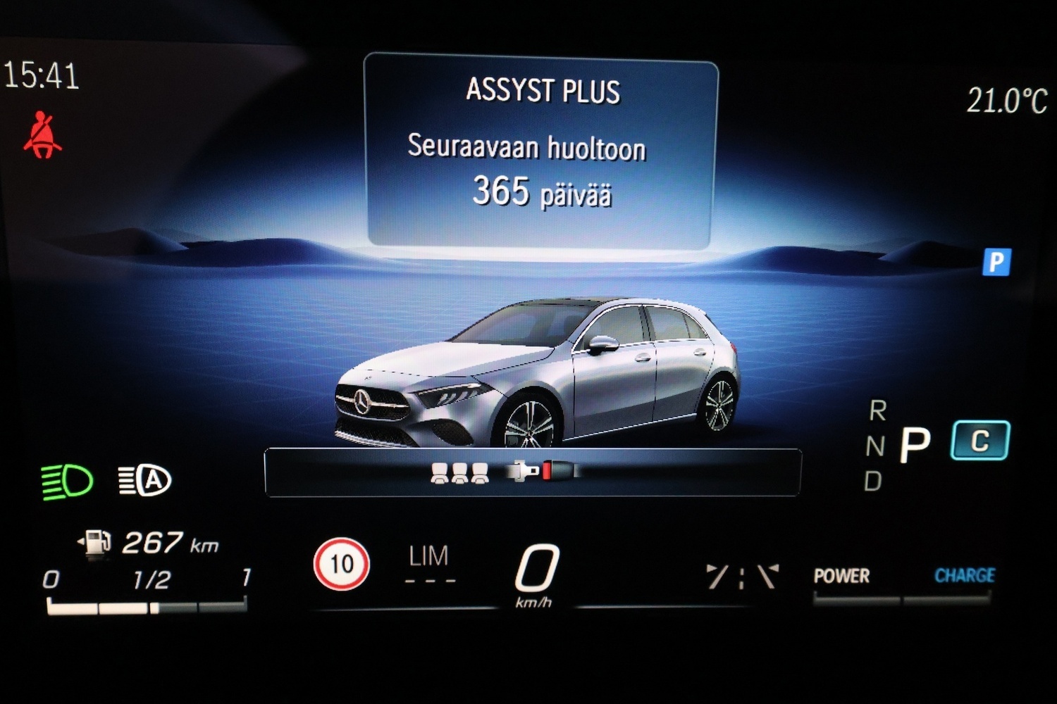 heti ajoon Mercedes-Benz A
