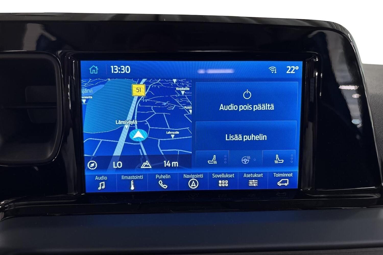 heti ajoon Ford Tourneo Courier