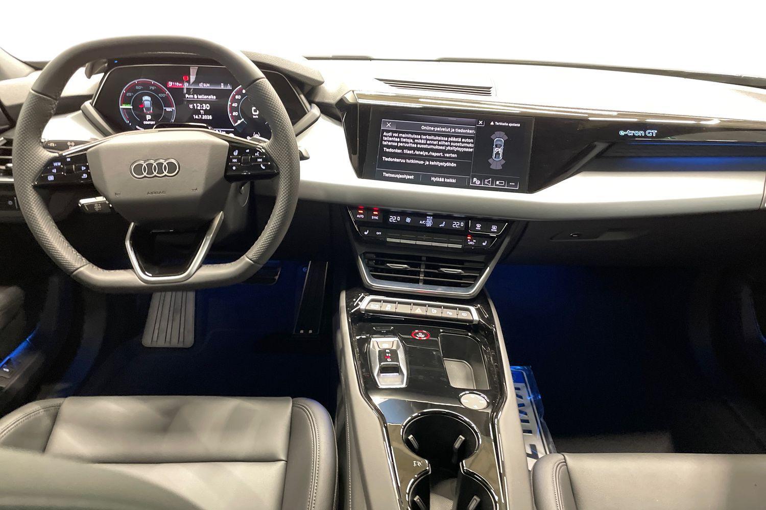 heti ajoon Audi e-tron GT