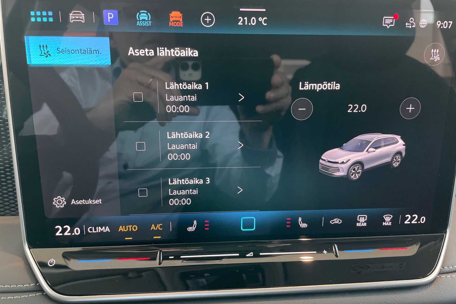 heti ajoon Volkswagen Tiguan