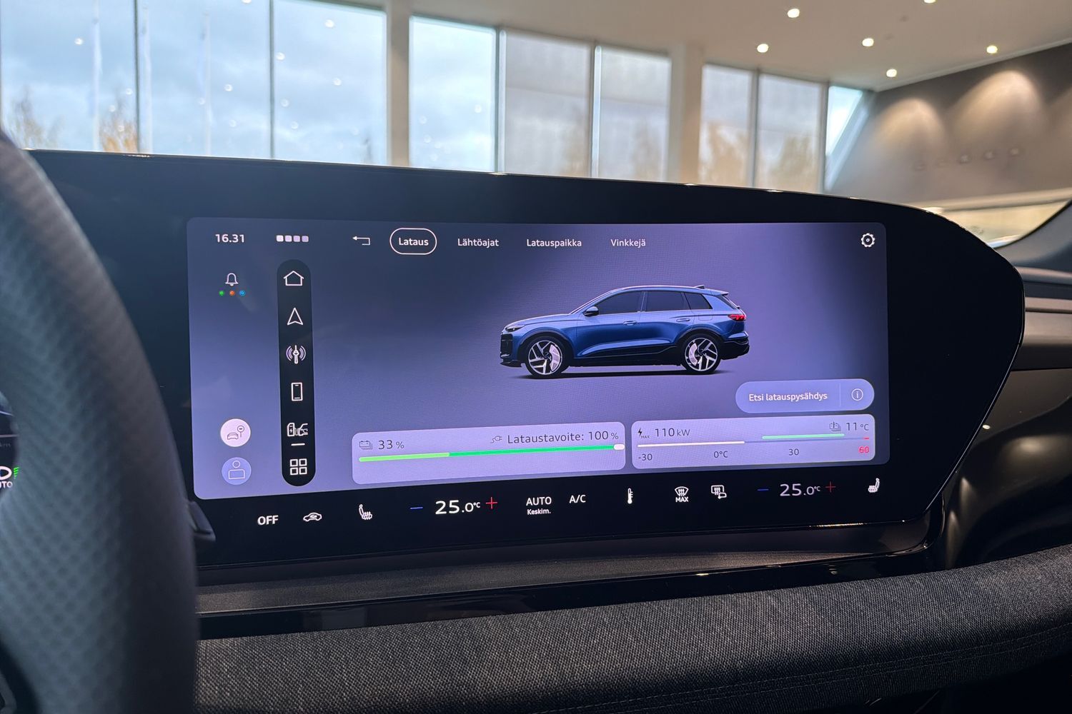 heti ajoon Audi Q6 e-tron
