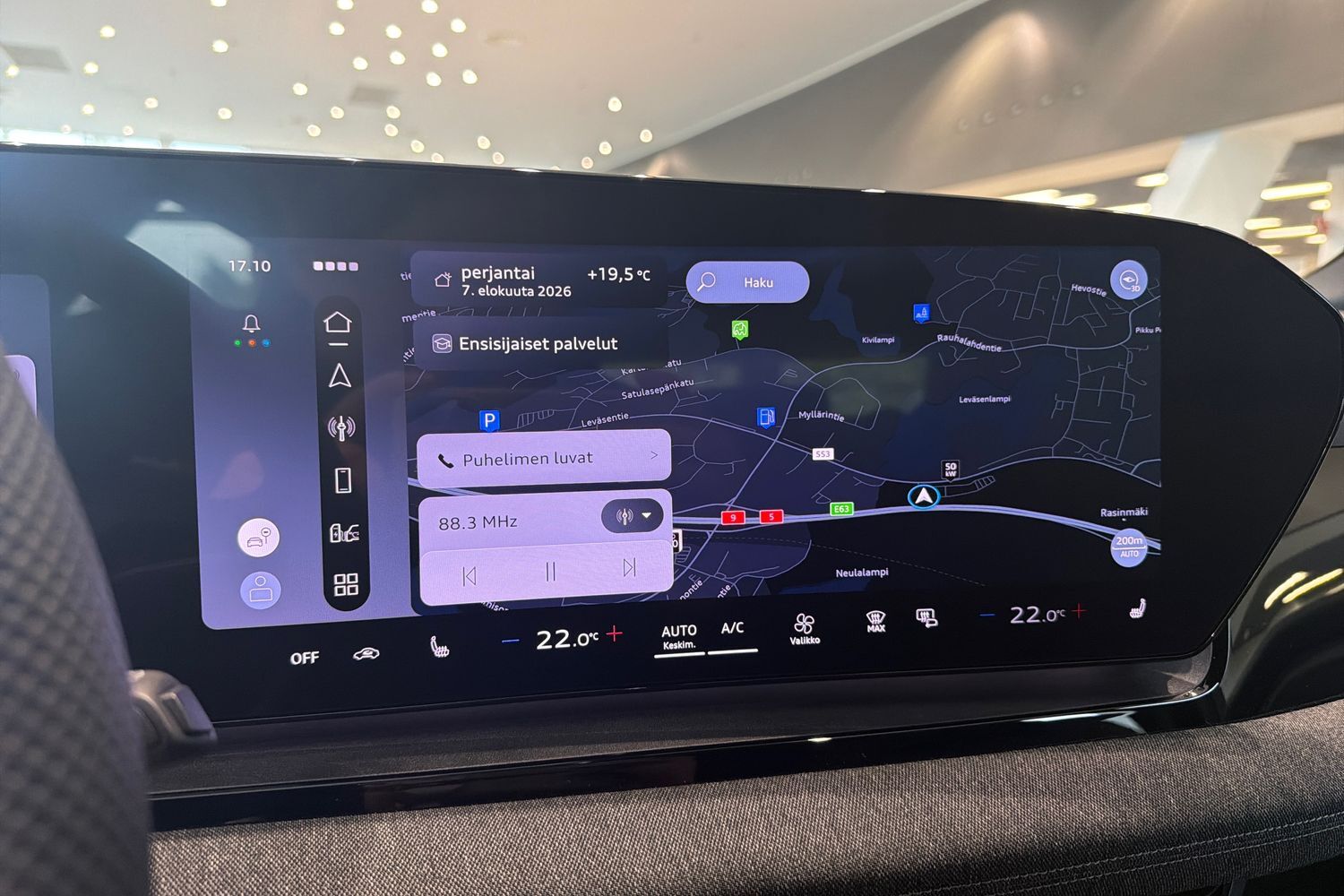 heti ajoon Audi Q6 e-tron