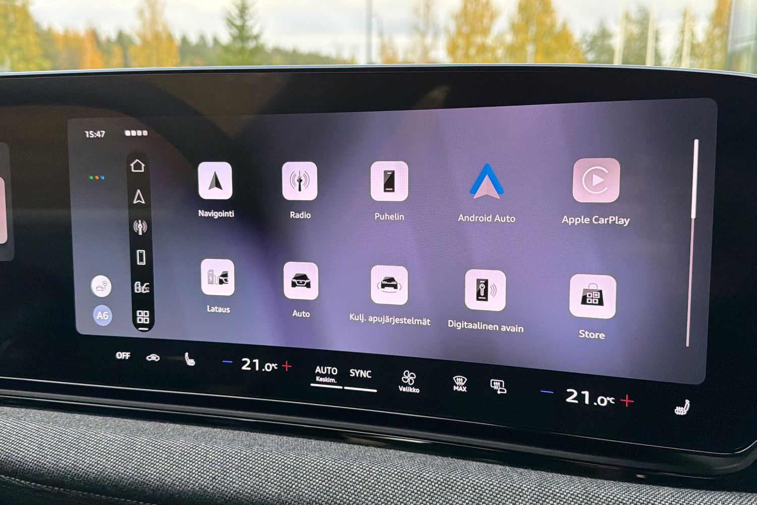 heti ajoon Audi A6 e-tron