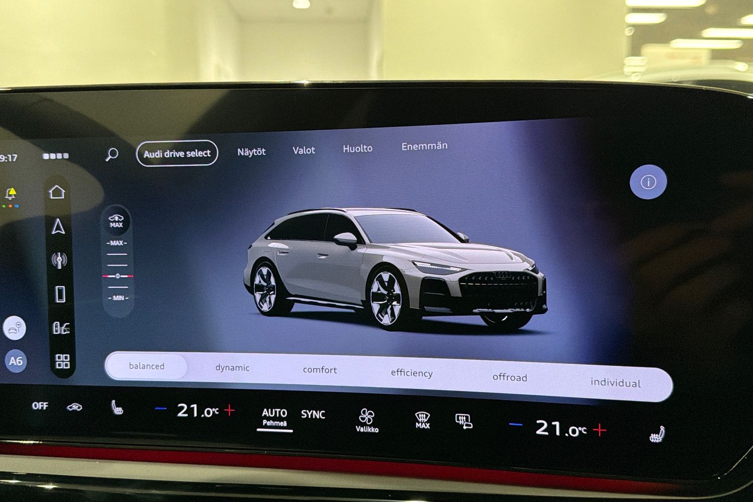 heti ajoon Audi A6