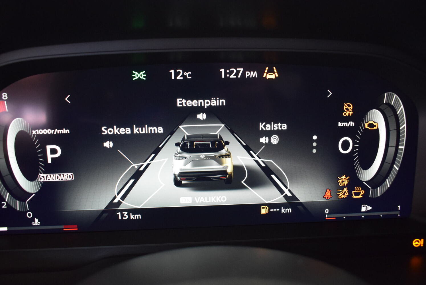 heti ajoon Nissan Qashqai