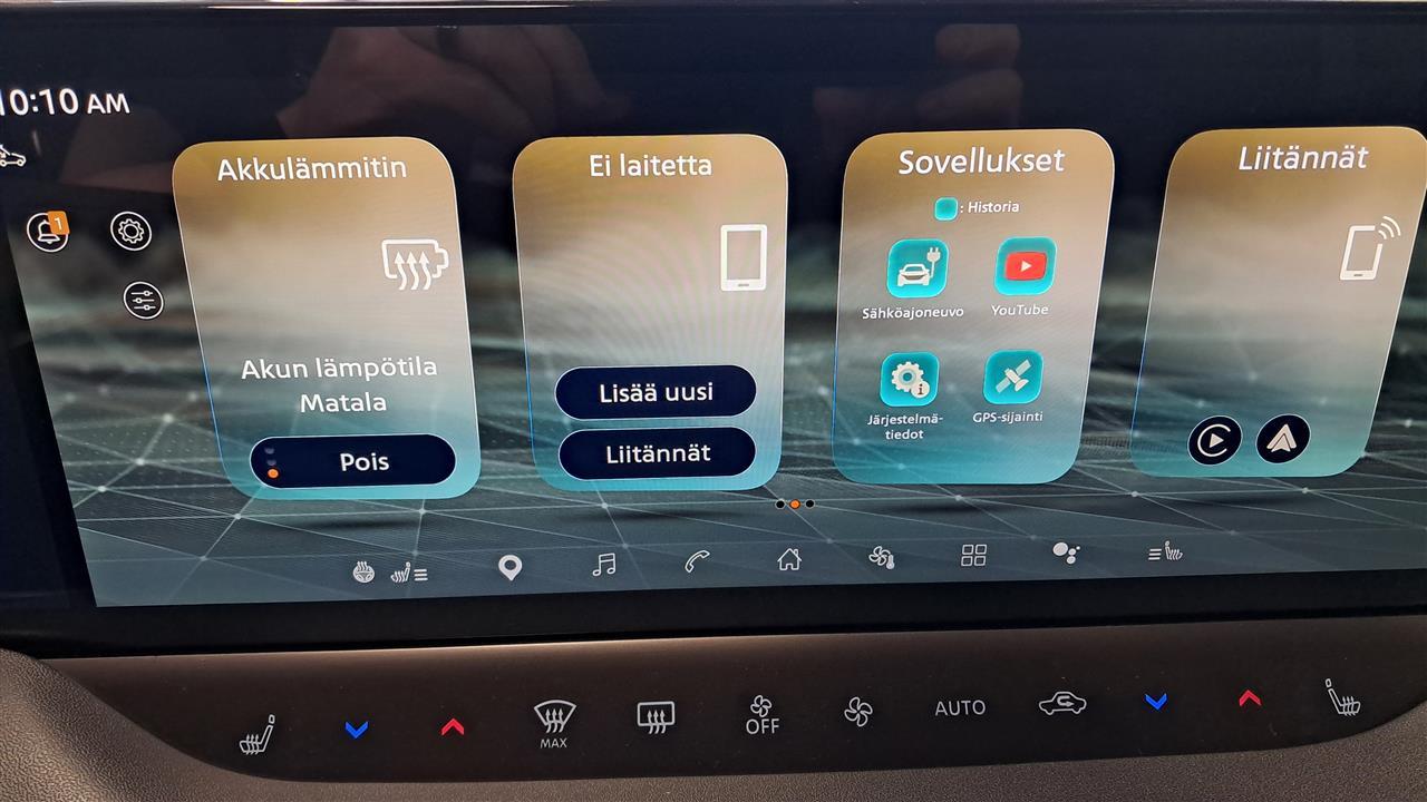 heti ajoon Nissan Leaf