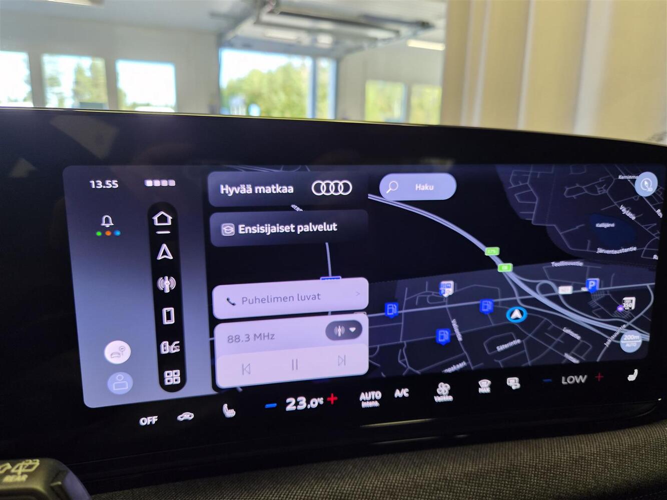 heti ajoon Audi A6 e-tron