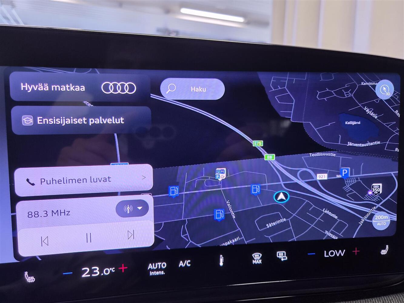heti ajoon Audi A6 e-tron