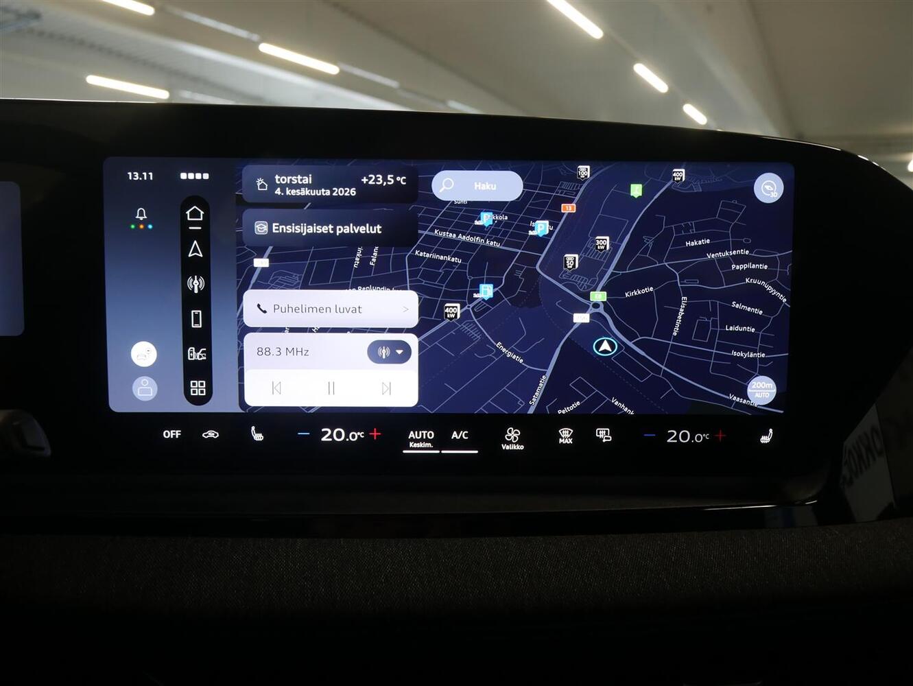 heti ajoon Audi Q6 e-tron