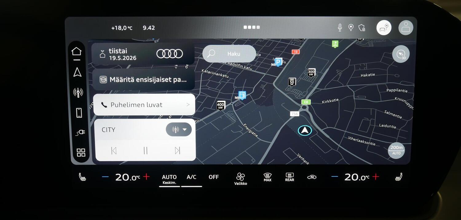 heti ajoon Audi Q3
