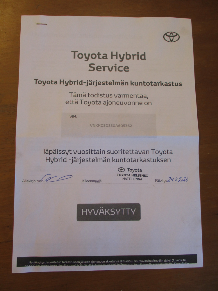 Toyota Yaris vaihtoauto