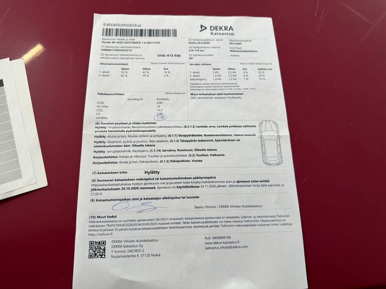 Honda Jazz vaihtoauto