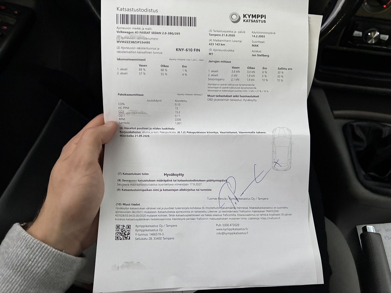 Volkswagen Passat vaihtoauto