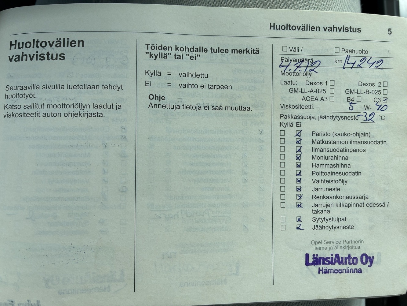 Opel Astra vaihtoauto