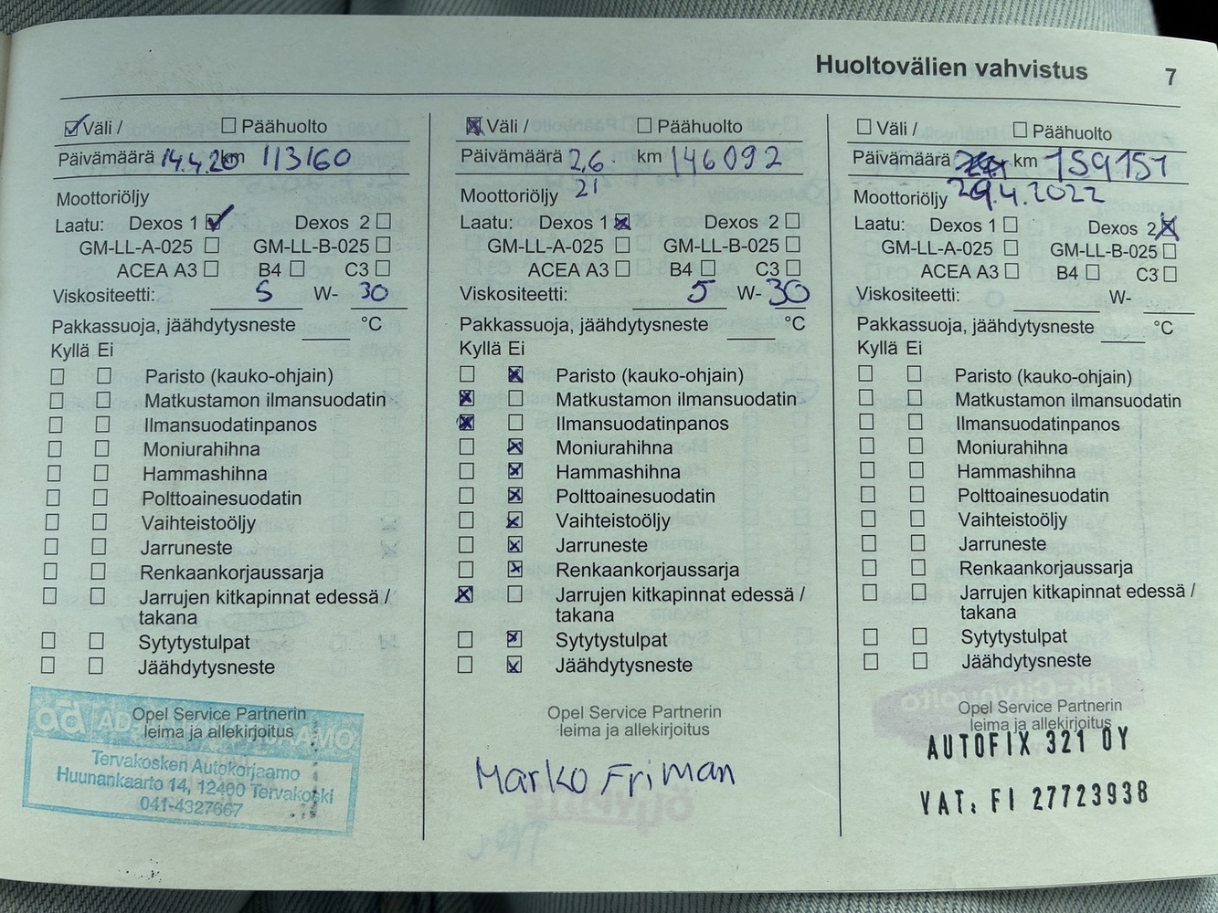 Opel Astra vaihtoauto