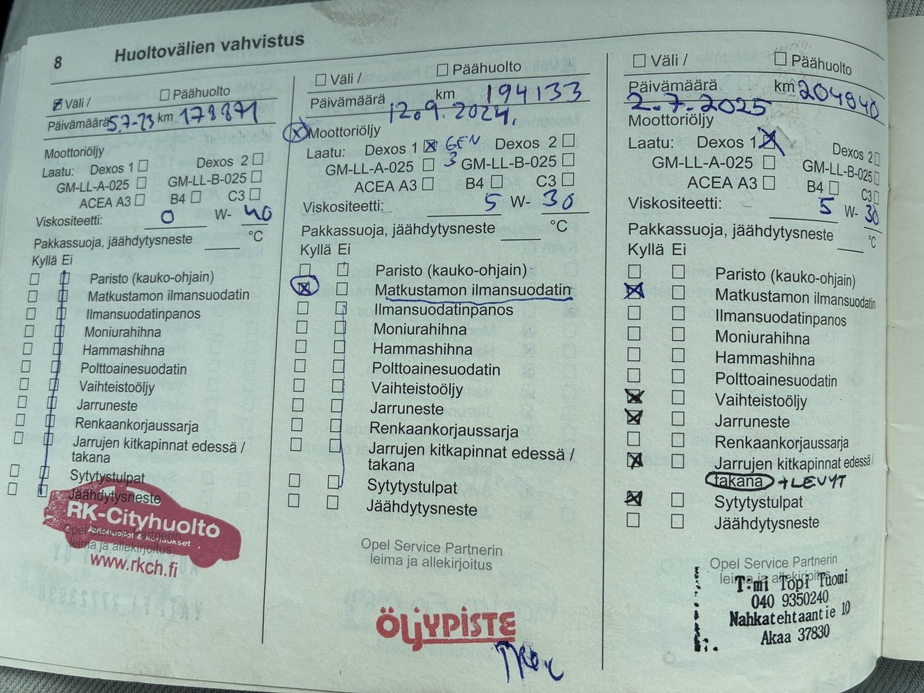 Opel Astra vaihtoauto
