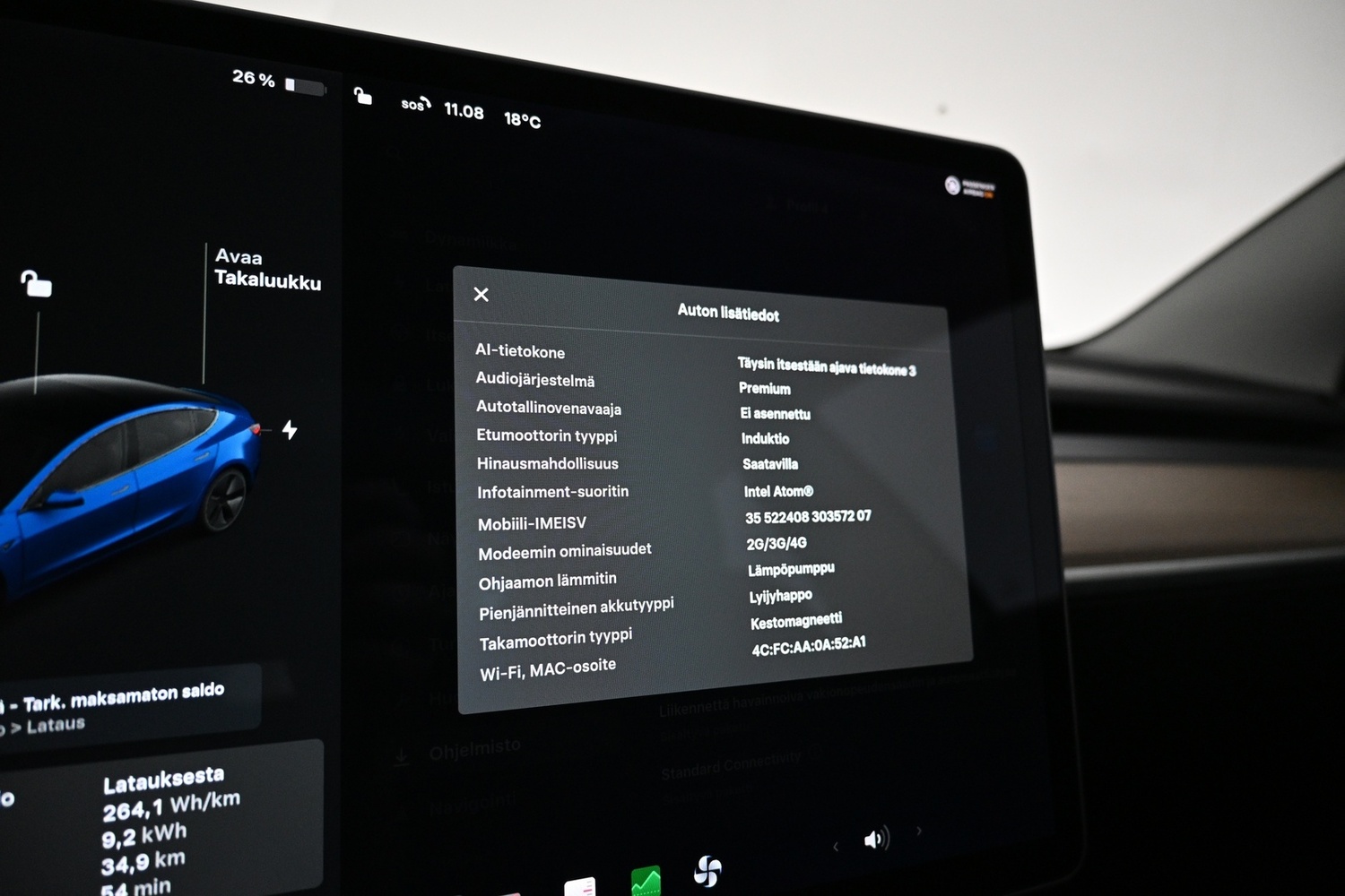 Tesla Model 3 vaihtoauto