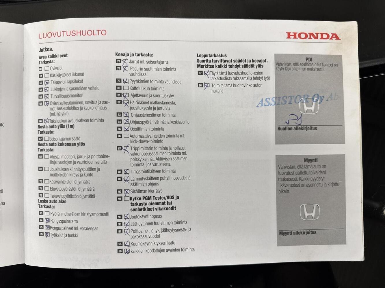 Honda Civic vaihtoauto