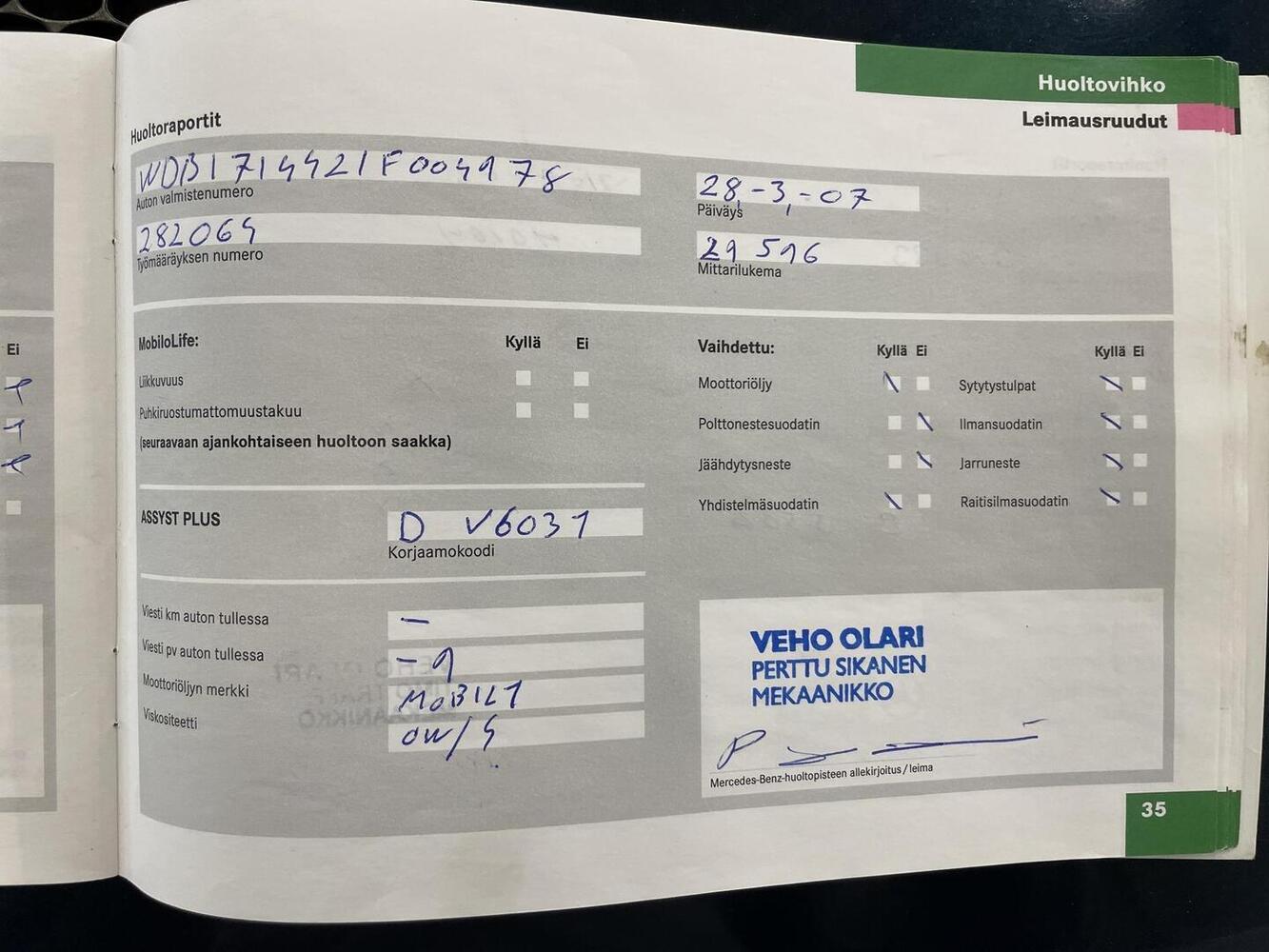 Mercedes-Benz SLK vaihtoauto