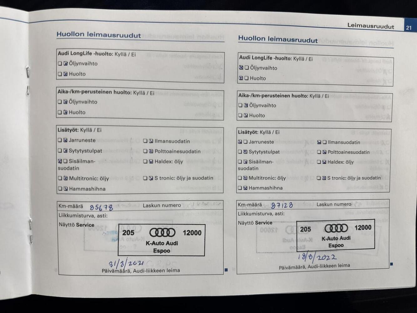 Audi A4 vaihtoauto