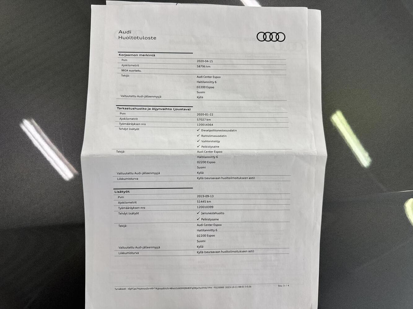 Audi A4 vaihtoauto