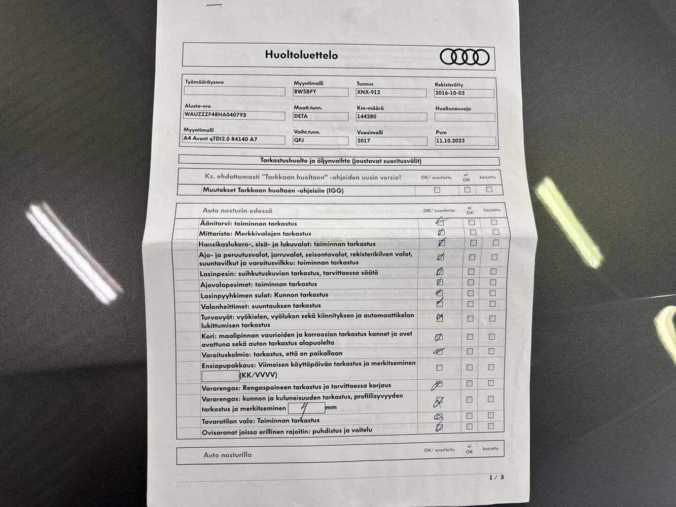 Audi A4 vaihtoauto