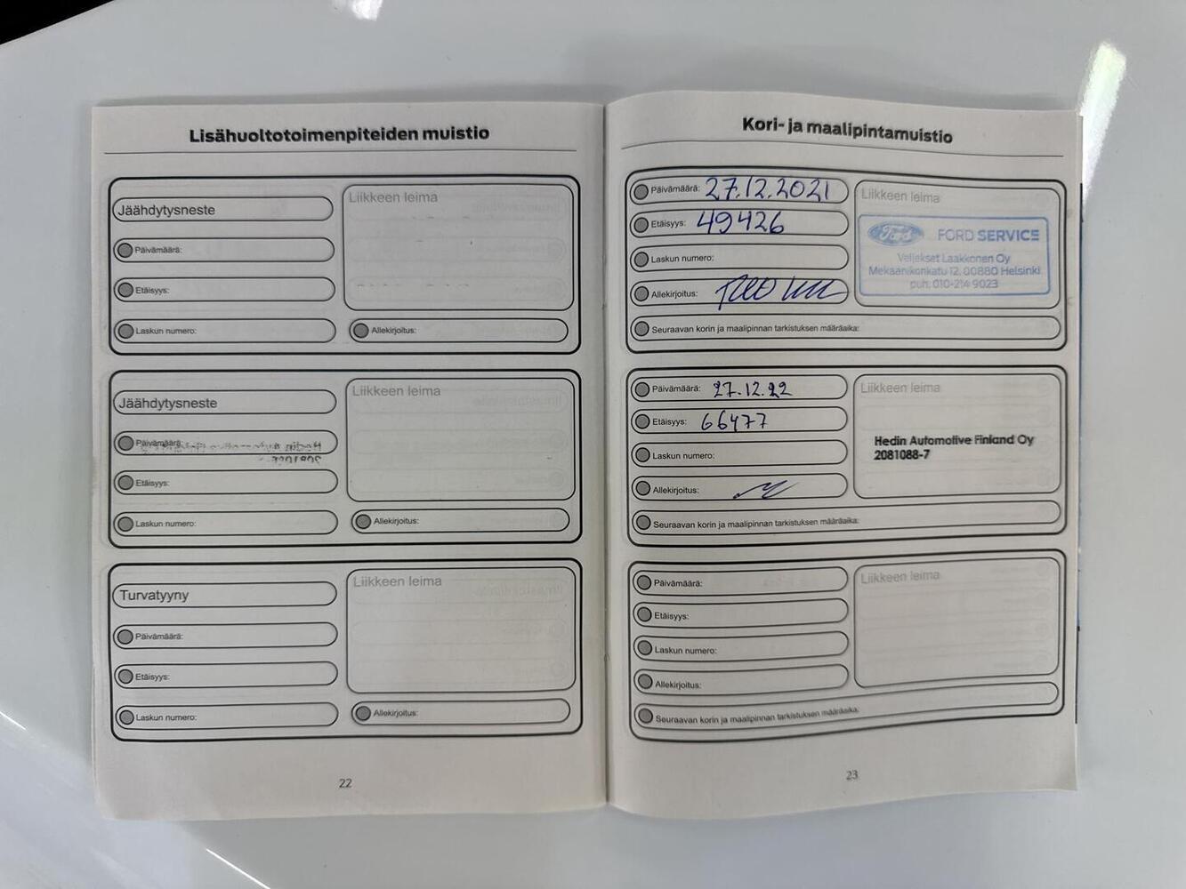 Ford Fiesta vaihtoauto