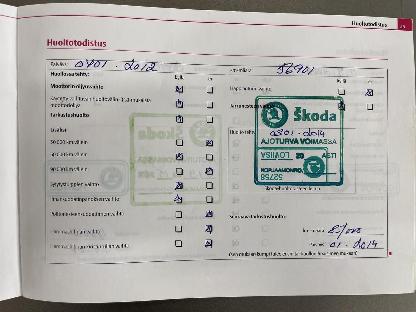 Skoda Roomster vaihtoauto