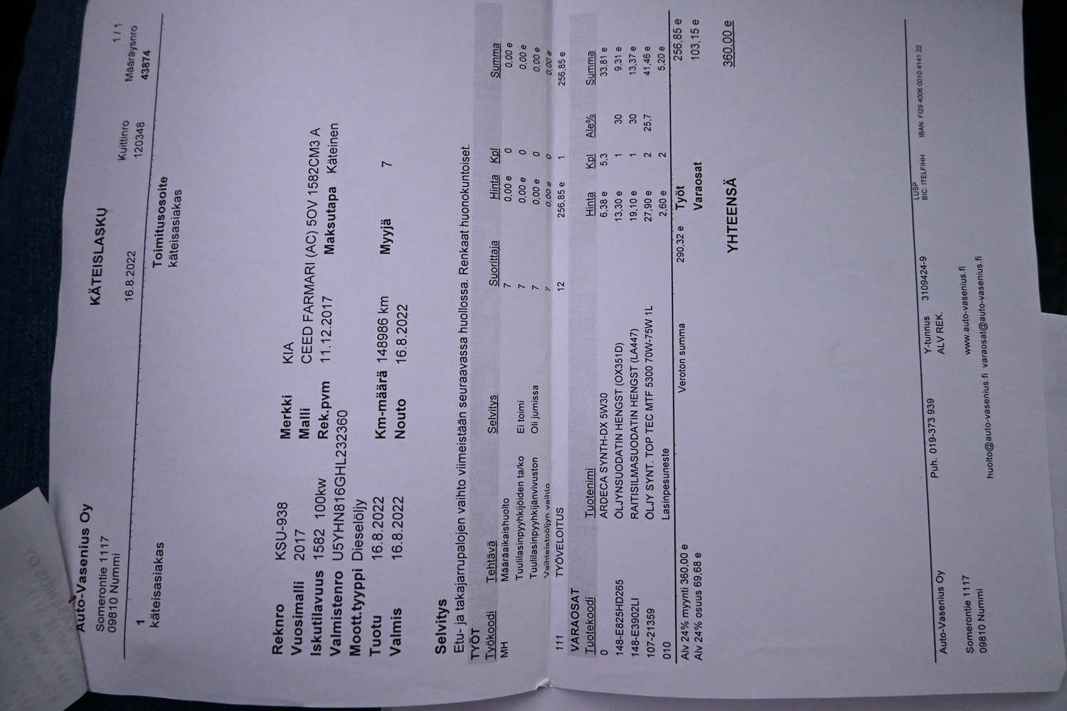 Kia Ceed vaihtoauto