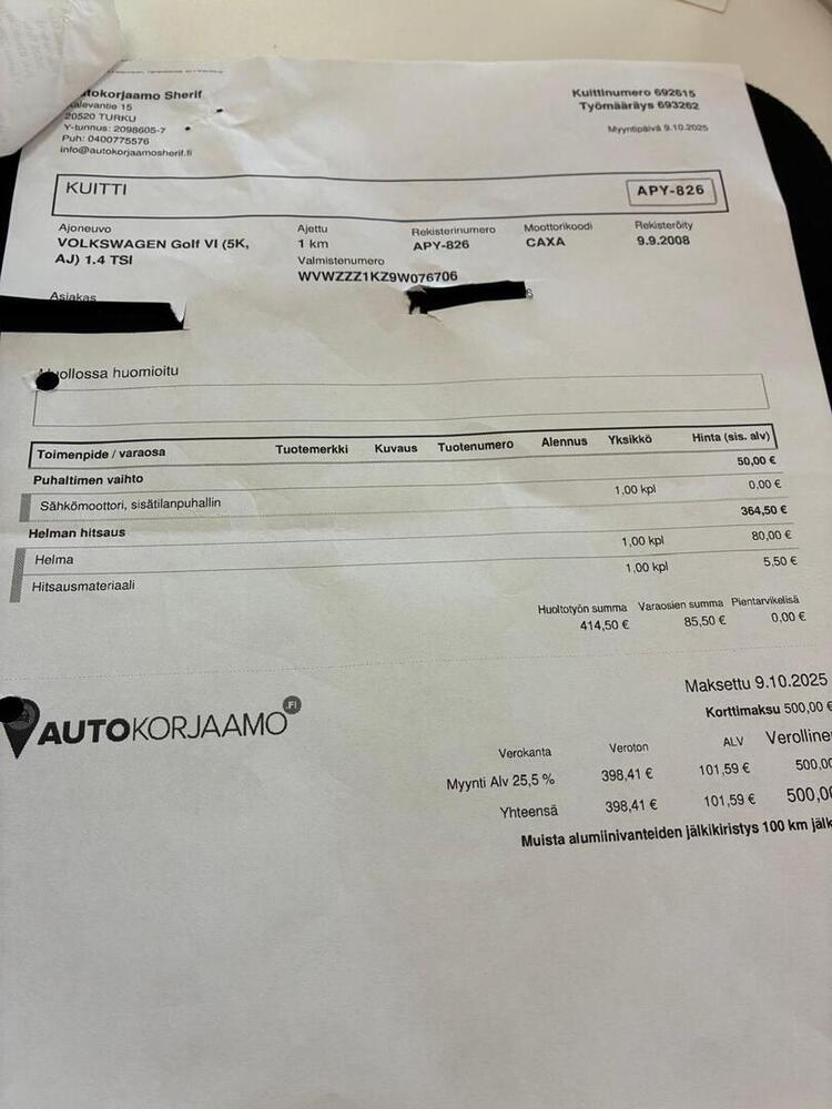 Volkswagen Golf vaihtoauto