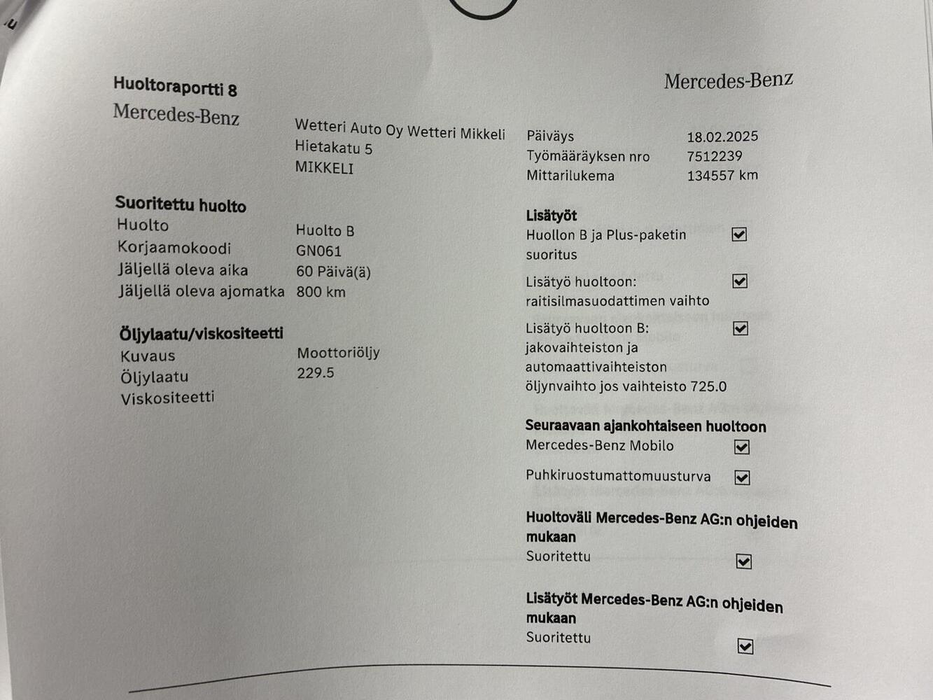 Mercedes-Benz E vaihtoauto