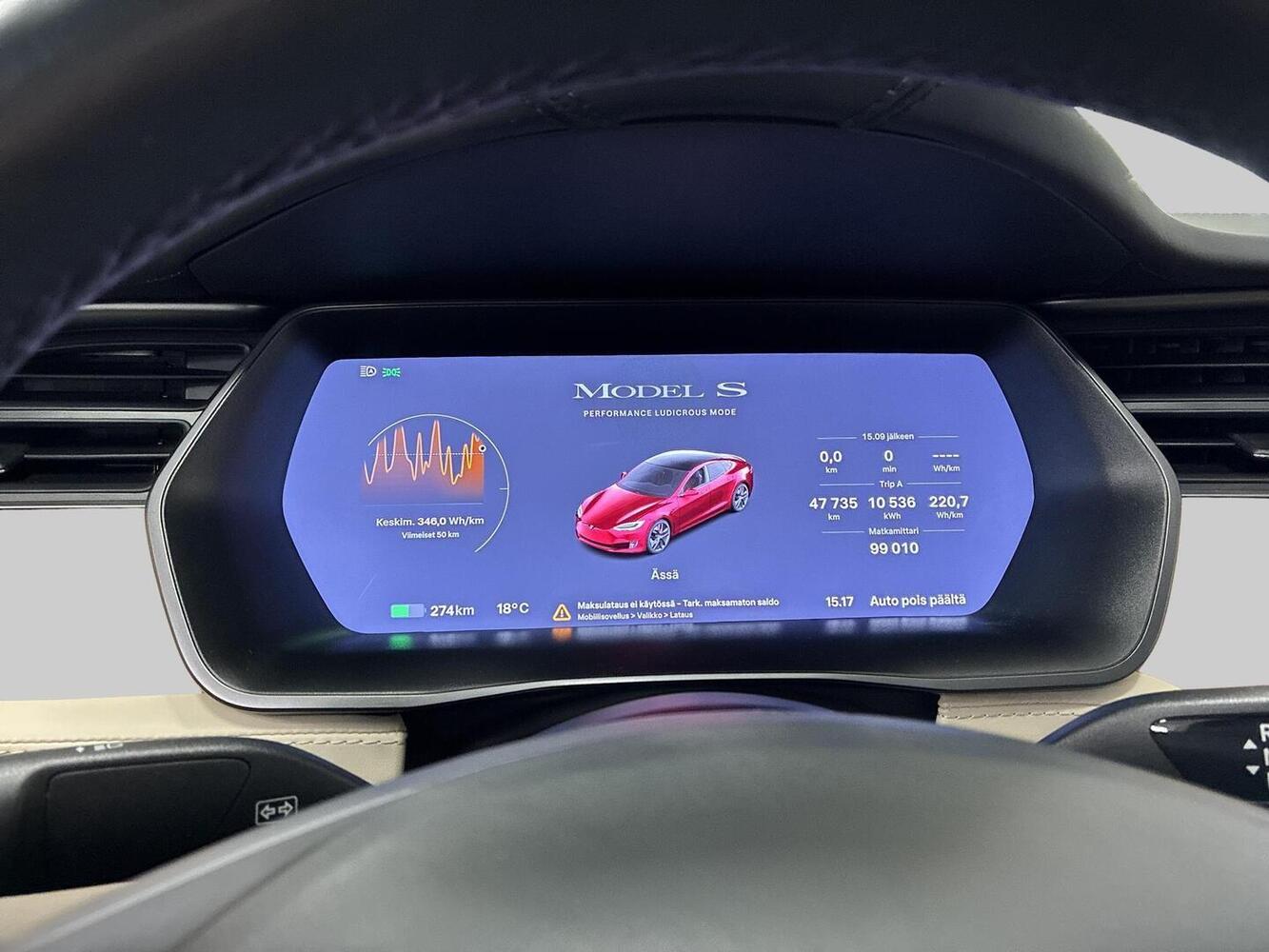 Tesla Model S vaihtoauto