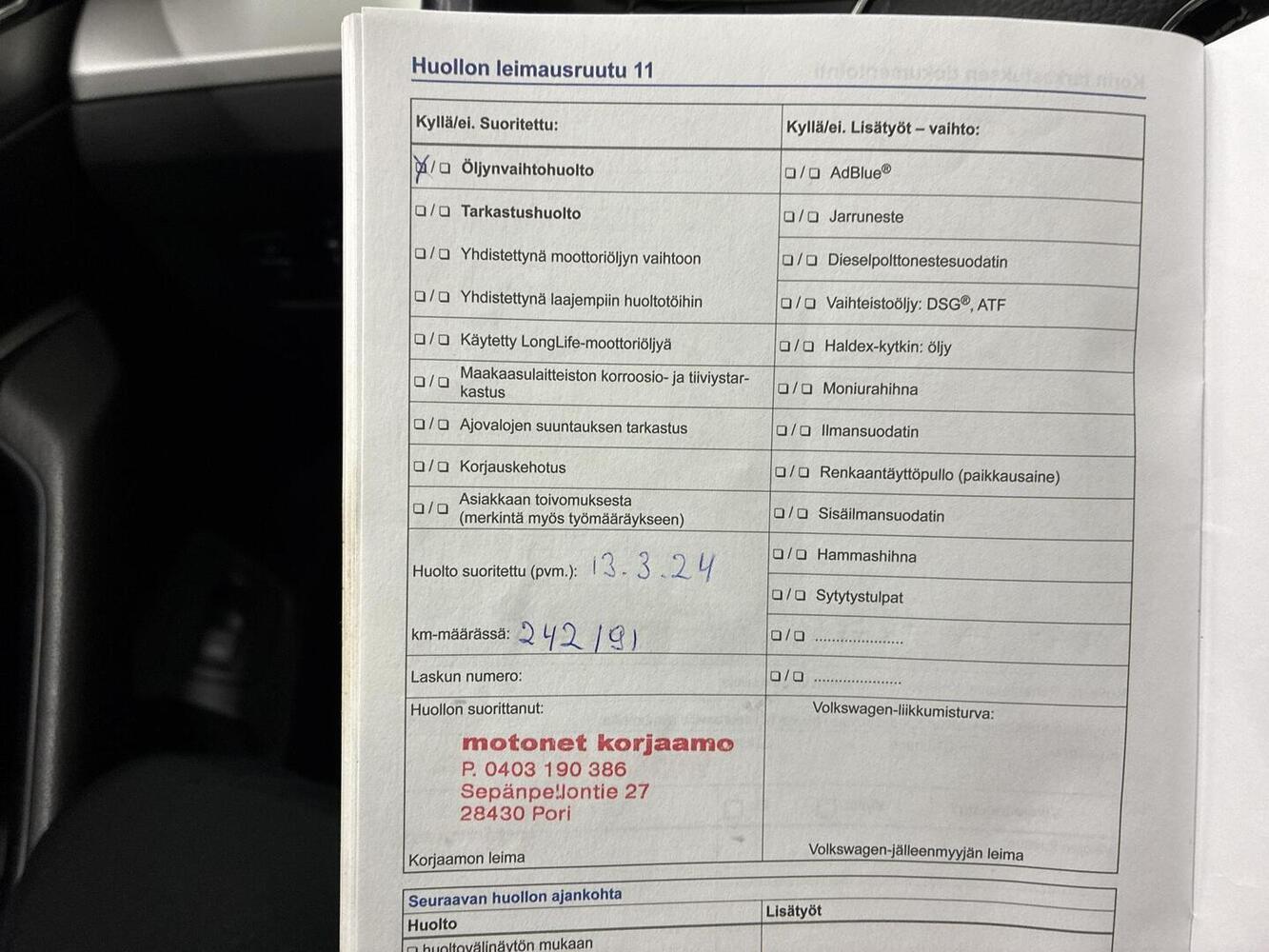 Volkswagen Passat vaihtoauto